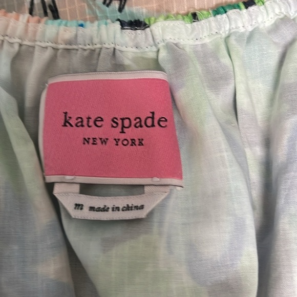 Kate Spade - Vibrant Blue and Green Maxi Dress - size M - Picture 4 of 7